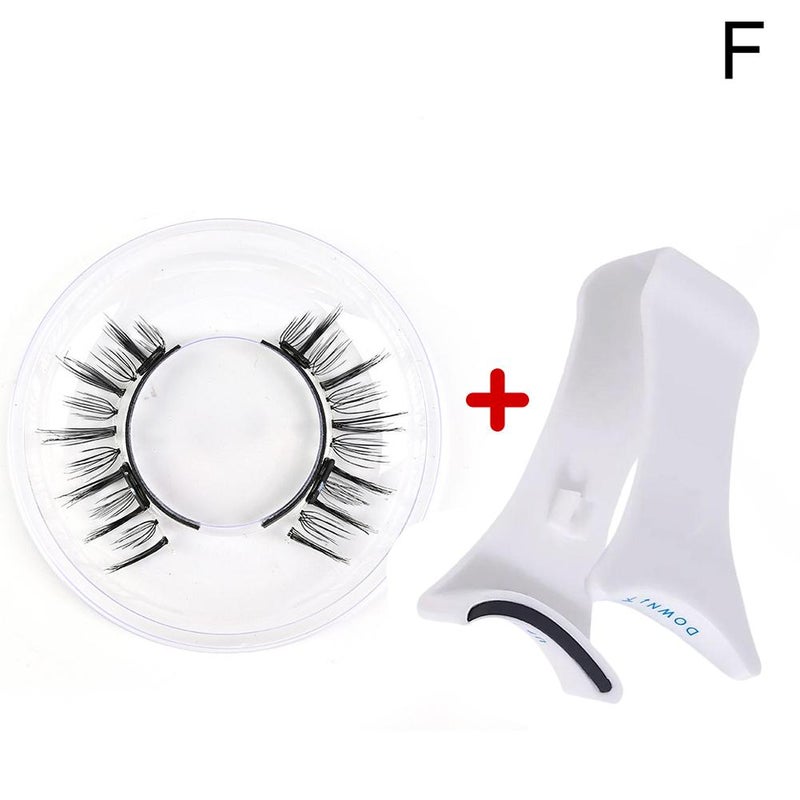 Magnetic false eyelashes, devilish false eyelashes, transparent band, one-piece natural magnetic false eyelashes